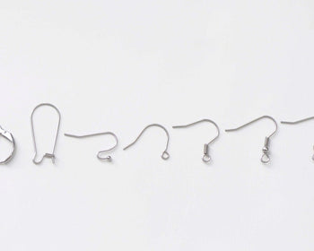 Stainless Leverback Earwire Kidney Earring Findings Supplies