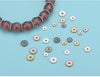 4 pcs 925 Solid Sterling Silver Spacer Discs Beads Size 5mm/6mm/7mm/8mm