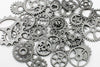 Bulk Gear Charms Collection Wheel Parts Pendants Mixed Color And Style 100g (3.5oz)