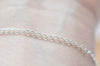Polished 925 Sterling Silver Curb Chain 2.5mm Silver/Gold/Platinum