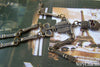4 pcs of Antique Bronze Flexible Skeleton Charms Pendant A4366