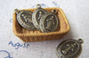 10 pcs Antique Bronze Catholic Miraculous Maria Medal Charms A3409