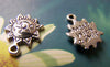 30 pcs Antique Silver Lovely Sun Face Charms 15mm A6580