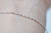 Polished 925 Sterling Silver Spiga Chain Link Size 1.4mm/2mm