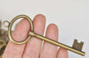 Antique Bronze Skeleton Key Charms Pendants Collection Mixed Style Set of 26