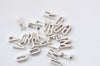 Antique Silver Small Alphabet Letter Tags Initial Beads A-Z Size 6x11mm