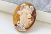 Gorgeous 1 pc Resin Angel Oval Cameo Cabochon 30x40mm A390