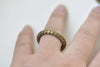 Antique Bronze Thick Coil Loop Circle Rings Charms Set of 10 A8438