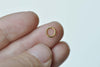100 pcs Anti Tarnish 24K Gold Plated Brass Jump Rings 6mm 19G A8593
