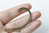 Antique Bronze Chandelier Earring Pendants Set of 10 A8604