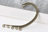 Antique Bronze Chandelier Earring Pendants Set of 10 A8604