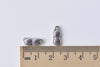 20 pcs of Antique Silver 3D Peanuts Charms 6.5x18mm A8605