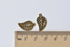 20 pcs Antique Gold Filigree Leaf Charms 10x16mm A8627