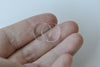 20 pcs Flat Glass Tiles Transparent Round Glass Cover Pendant Cabochon