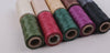 Flat Wax Cord Polyester Thread For Leather Hand Sewing