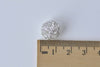 10 pcs Silver Tone Iron Hollow Wire Knots Ball Beads Size 10mm A8721