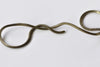 6.6ft (2m) Antique Bronze Square Box Snake Cobra Chain A8731