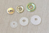5 pcs Dark Brown Dog Nose Come with Washers