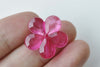 Acrylic Five Leaf Flower Beads Faceted Charms Mixed Color 14mm/20mm