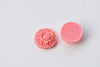 10 pcs Resin Round Flower Cameo Cabochon Assorted Color A8766