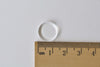 20 pcs Flat Glass Tiles Transparent Round Glass Cover Pendant Cabochon