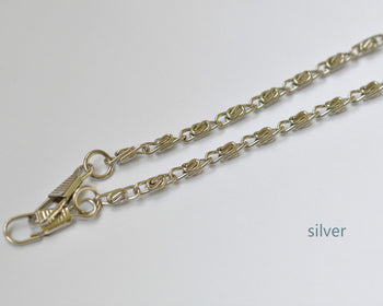 Silver Purse Frame Wheat Chain/ 40cm(15") and 110cm(43") Available