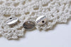 20 pcs Antique Silver Tiny Daughter Tag Charms Double Sided A8713