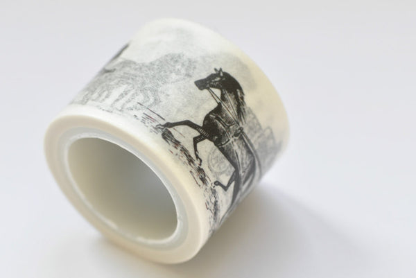 Retro Horse Washi Tape 30mm x 5M Roll A12084