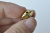 10 pcs Antique Gold Rondelle Fish Round Beads  13.5mm A8723