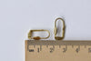 20 pcs Raw Brass Leverback Earwire With 6mm Pad A8730