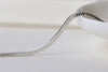 6.6ft (2m) Shiny Silver Square Box Snake Cobra Chain A8732