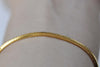 6.6ft (2m) Gold Plated Brass Square Box Snake Cobra Chain A8733