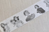 Wide Washi Vintage Lady Masking Tape 30mm x 5M Roll A12148
