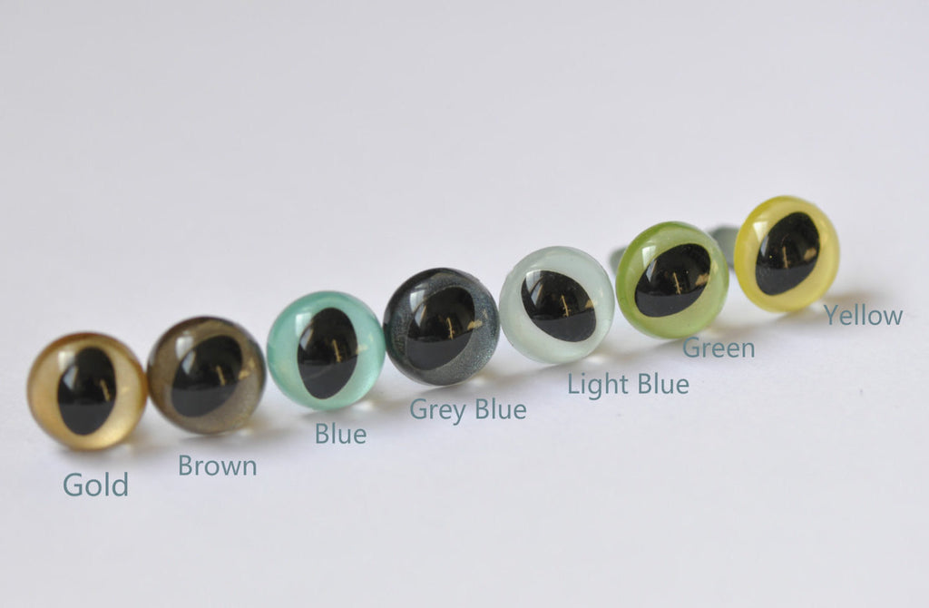 10 pcs 12mm Amigurumi Toy Animal Cat Eyes High Quality