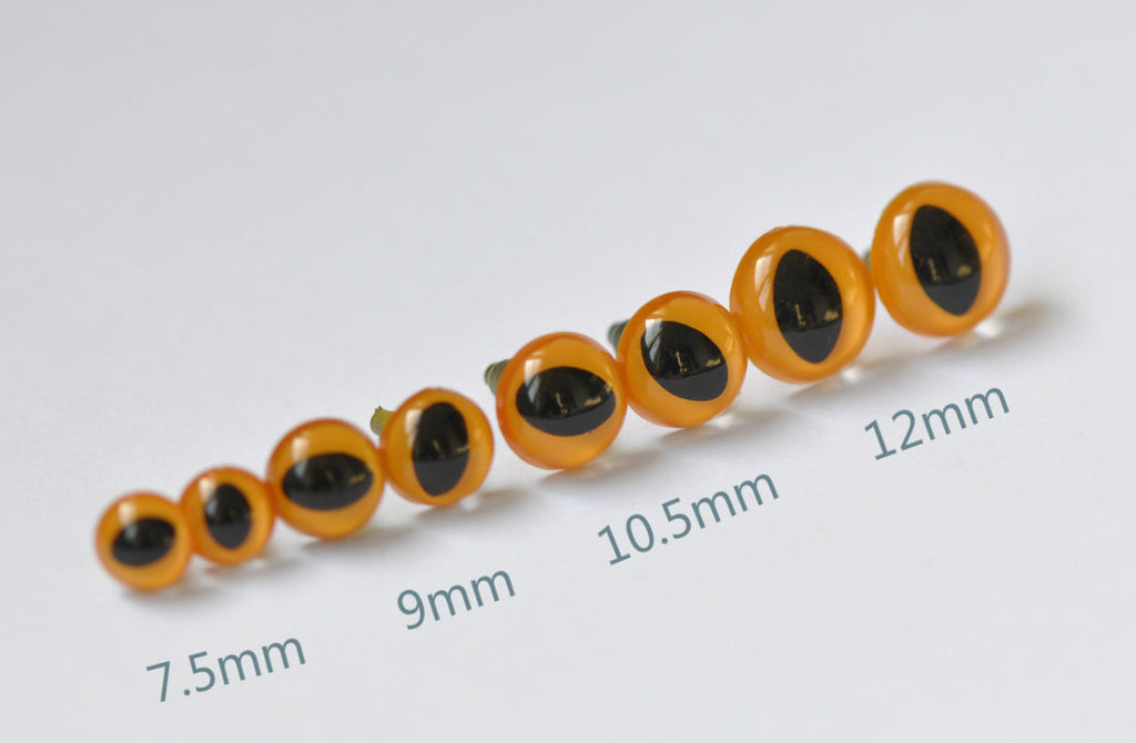 10 pcs High Quality Orange Toy Animal Cat Eyes