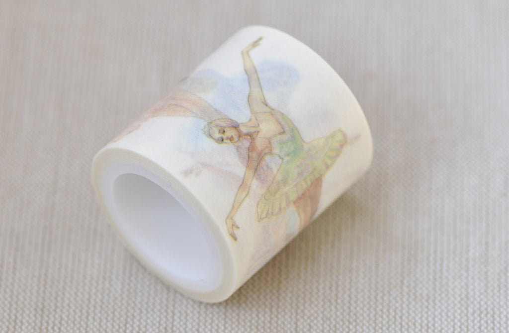 Ballet Dancer Washi Tape  Masking Tape 40mm x 5M Roll A12142