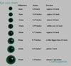 10 pcs 7.5mm (0.29") Amigurumi Round Animals Eyes 7 Colors Available