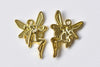 20 pcs Gold Tone Small Fairy Charms Size 15x21mm A8799