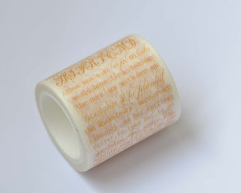 Retro Wide Washi Vintage English Newspaper Masking Tape 40mm x 5M A12298