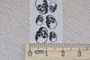 Vintage Skeleton Skull Halloween Washi Tape 20mm Wide x 5M A12246