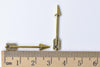 50 pcs Antique Gold Small Arrow Charms 5x29mm A8775