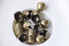 100 pcs Antique Bronze Tassel Bead Caps 7x7mm A8777