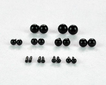 10 pcs Small Black Round Amigurumi Animal Toy Eyes
