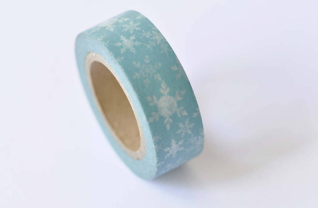 Winter Snowflake Washi Tape Scrapbook Supply 15mm x 10M Roll A12394