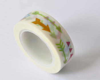 Deco Arrow Washi Tape 15mm x 10M Roll A12400