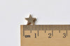 10 pcs Tiny Star Spacer Beads Anti Tarnis Gold 8mm A8842