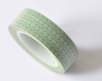 Fancy Deco Polka Dots Adhesive Masking Washi Tape 15mm x 10M A12440