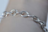 6.6 ft (2m) Silver Tone Iron Chunky Oval Cable Chain Link 9x11mm A8781