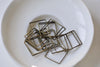 50 pcs Square Rings Antique Bronze Seamless Frame 14mm/16mm/20mm