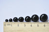 10 pcs Black Mushroom Domed Sewing Eyes Shank Buttons